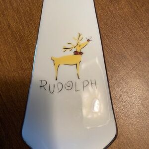 Vintage Pottery Barn “Rudolph” pie server